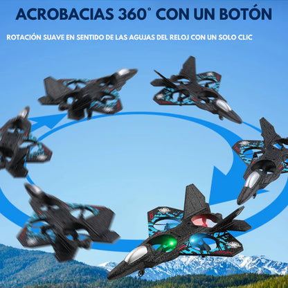 Avión Drone de doble manejo, control o con gestos